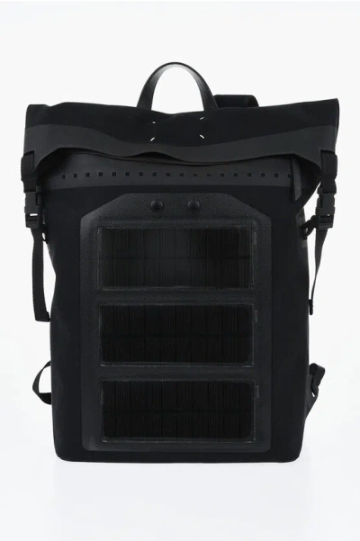 Maison Margiela Mm11 Mackintosh Fabric Backpack In Solid Color Equipped With