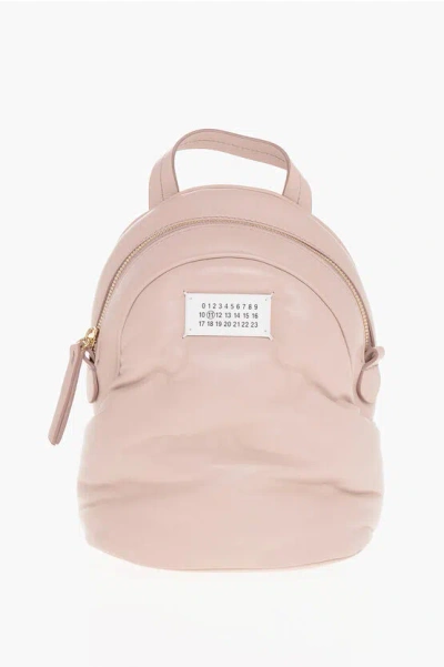 Maison Margiela Mm11 Quilted Leather Glam Slam Backpack With Shoulder Strap