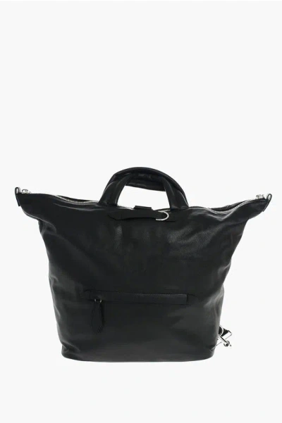 Maison Margiela Mm11 Removable Shoulder Handle Bag In Black