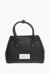 Maison Margiela Mm11 Textured Leather 5ac Bag With Canvas Detail