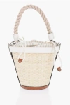 Maison Margiela Mm11 Woven Rafia Bucket Bag With Drawstring