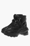Maison Margiela Mm2 X Reebok Lace-up Unisex Tabi Booties With Inflatable Det In Black