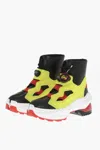 Maison Margiela Mm2 X Reebok Lace-up Unisex Tabi Booties With Inflatable Det In Multi