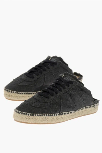 MAISON MARGIELA MM22 CANVAS SNEAKERS WITH MULES DESIGN