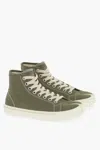 Maison Margiela Mm22 Canvas Tabi Sneakers In Green