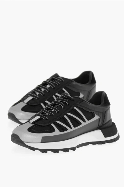 Maison Margiela Mm22 Low-top Sneakers With Contrasting Details In Black
