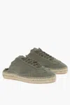 Maison Margiela Woman Espadrilles Military Green Size 10 Textile Fibers