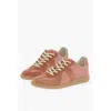 Maison Margiela Mm22 Suede Low-top Sneakers With Contrast Laces