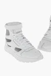 Maison Margiela Mm22 Reebok Leather Tabi Project 0 Cl Gl High Top Sneakers W In White
