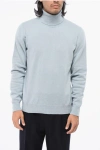 Maison Margiela Mm4 Pure Cashmere Turtleneck Sweater In Blue