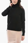 Maison Margiela Work-in-progress High-neck Jumper In Black