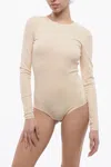 Maison Margiela Mm4 Viscose-blend Bodysuit In Pink