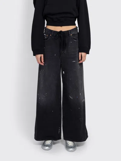 Maison Margiela Mm6 5 Pockets Pants In Black