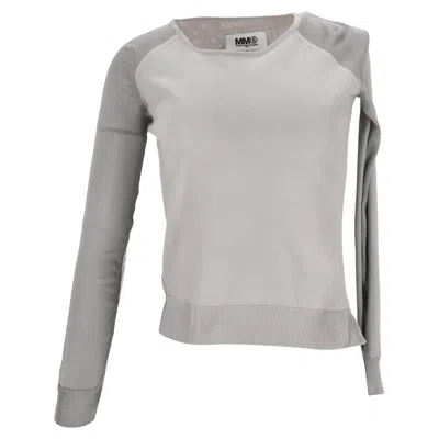 Maison Margiela Mm6 By  Sweater In Grey Cotton In Gray