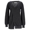 Maison Margiela Mm6 By  V-neck Sweater In Grey Wool