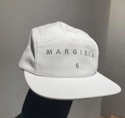 Pre-owned Maison Margiela Mm6 Cap Hat 5 Panel Unisex In White
