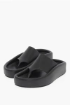 Maison Margiela Mm6 Faux Leather Thong Sandals