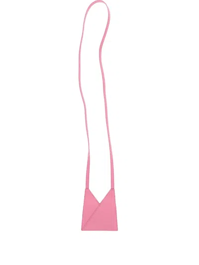 Maison Margiela Mm6 Leather Wallet In Pink