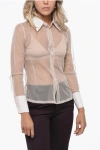 Maison Margiela Mm6 Long Sleeved Mesh Shirt