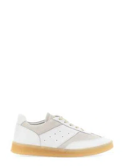 Pre-owned Maison Margiela Mm6  '6 Court' Sneakers In White