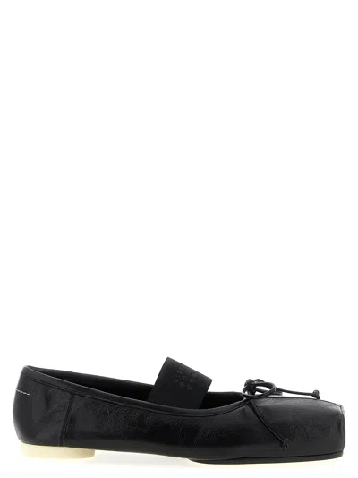 Maison Margiela Mm6  'ballet' Ballet Flats In Black