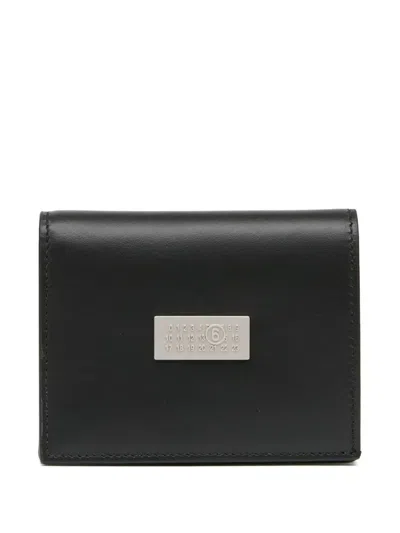 Maison Margiela Mm6  Black Leather Wallet
