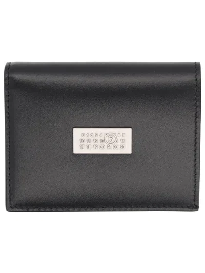 Maison Margiela Mm6  Coin Purse With Logo In Purple