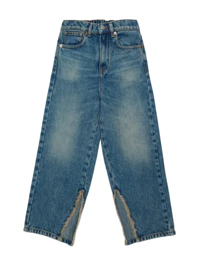 Maison Margiela Mm6  Denim Pants In Blue