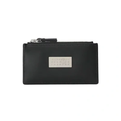 Pre-owned Maison Margiela Mm6  Id Wallet Numeric Bifold Wallet Sa5ui0016 Black T8013