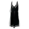 Maison Margiela Mm6  Paneled Lace-trim Midi Dress In Black And White Silk And Cotton In Black