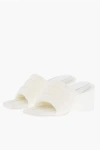 Maison Margiela Mm6 Padded Mules With Squre Toe 7cm