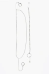 Maison Margiela Mm6 Pins With Safety Pins And Chains Desing