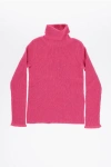 Maison Margiela Mm6 Ribbed Cotton And Cashmere Turtle-neck Sweater