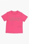 Maison Margiela Mm6 Solid Color Crew-neck T-shirt With Studs