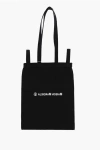Maison Margiela Mm6 Solid Color Shopper Bag With Contrasting Logo