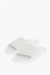 Maison Margiela Mm6 Solid Color Slides With Embossed Logo