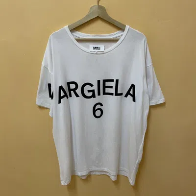 Pre-owned Maison Margiela Mm6 T Shirt In White