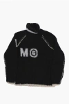 Maison Margiela Mm6 Turtleneck Sweater With Lurex Details