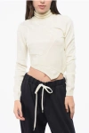 Maison Margiela Mm6 Virgin Wool Blend Turtleneck Sweater