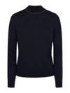 MAISON MARGIELA MOCK NECK KNIT JUMPER