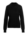 Maison Margiela Merino Wool Sweater Woman Black In Black
