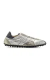 Maison Margiela Sprinters Nylon And Leather Low-top Sneakers In Multi