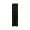 Maison Margiela Mohair Trousers Woman Black In Black