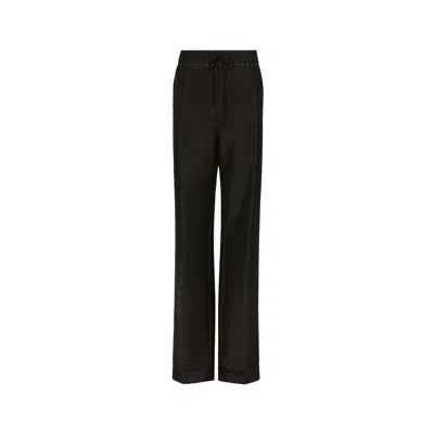 Maison Margiela Mohair Trousers Woman Black