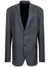 Maison Margiela Mohair Wool Suit Jacket In Grey