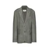 Maison Margiela Mohair Wool Blazer Woman Grey