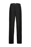 Maison Margiela Wool Trousers In Black