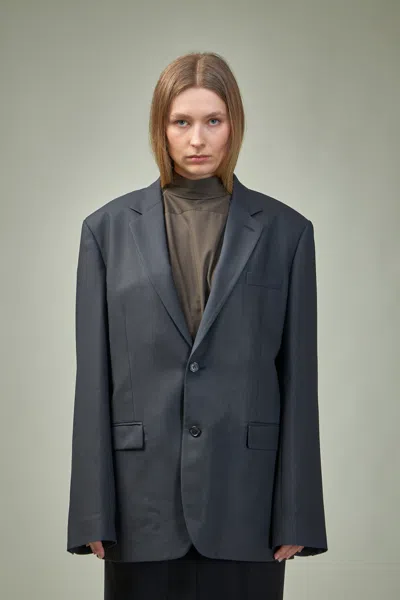 Maison Margiela Mohair Wool Suit Jacket In Grey