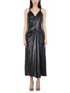 Maison Margiela Women's Moiru00c9 Polyester Dress In Black