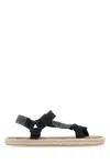 Maison Margiela Textured Fabric Strappy Trek Sandals